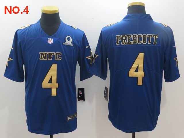 Men's Dallas Cowboys #4 Dak Prescott Jerseys NO.4;